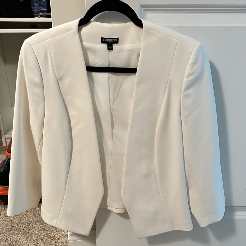 White blazer
